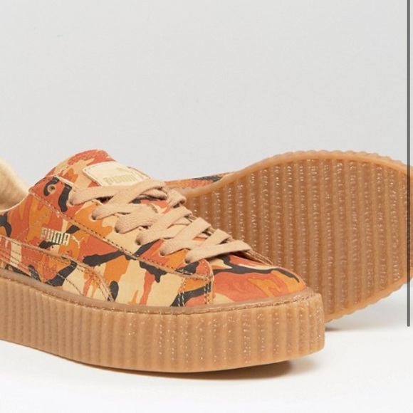 Fenty camo print running shoes size 7.5 - Picture 3 of 5